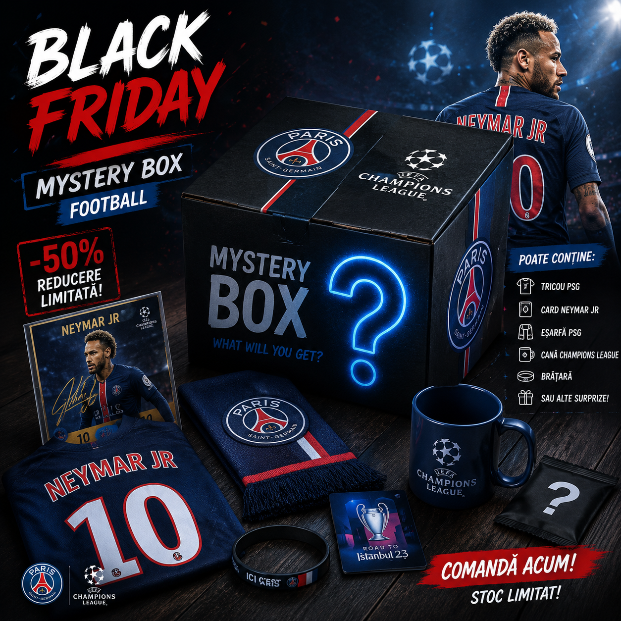 Mystery Box neymar  jr